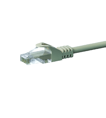 CAT5e Netzwerkkabel, U/UTP, 1.50 meter, Grau, 100% Kupfer