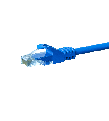 CAT5e Netzwerkkabel, U/UTP, 30 meter, Blau, 100% Kupfer