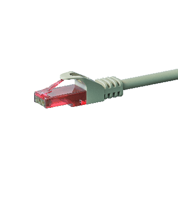 CAT6 Netzwerkkabel, U/UTP, 3 meter, Grau, 100% Kupfer