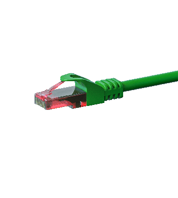 CAT6 Netzwerkkabel, U/UTP, 50 Meter, Grün, 100% Kupfer