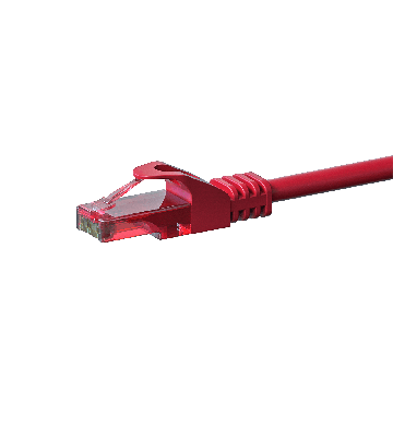 CAT6 Netzwerkkabel 100% Kupfer - U/UTP - 30 Meter - Rot