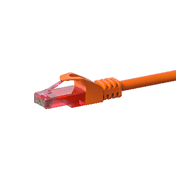 CAT6 Netzwerkkabel 100% Kupfer - U/UTP - 7,5 Meter - Orange