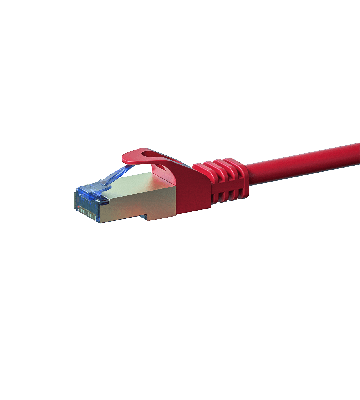 CAT 6a Netzwerkkabel LSOH - S/FTP - 20 Meter - Rot
