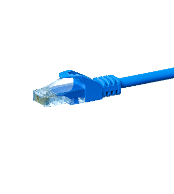 CAT 5e Netzwerkkabel U/UTP – 3 Meter - Blau - CCA