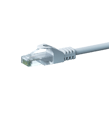 CAT 6 Netzwerkkabel U/UTP - 3 Meter - Weiß - CCA