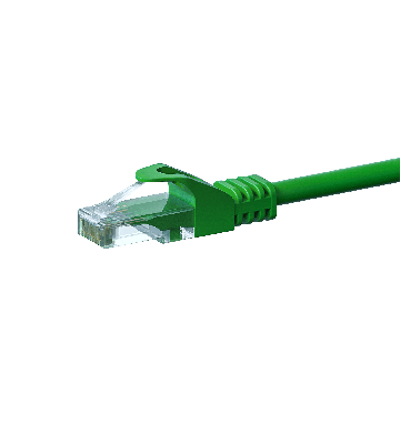CAT 6 Netzwerkkabel U/UTP - 1,50 Meter - Grün - CCA