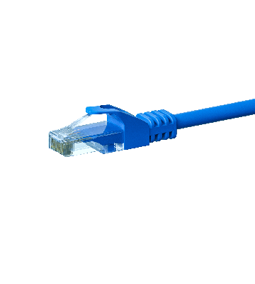 CAT 6 Netzwerkkabel U/UTP - 1,50 Meter - Blau - CCA