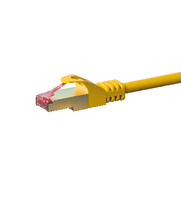 CAT 6 Netzwerkkabel LSOH - S/FTP - 7,50 Meter - Gelb