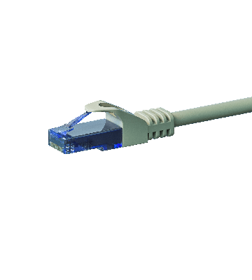 CAT6a Netzwerkkabel 100% Kupfer - U/UTP - 15 Meter - Grau