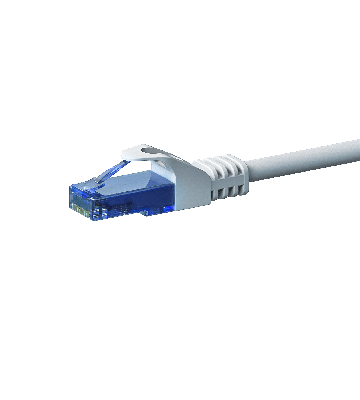 CAT6a Netzwerkkabel 100% Kupfer - U/UTP - 10 Meter - Weiß
