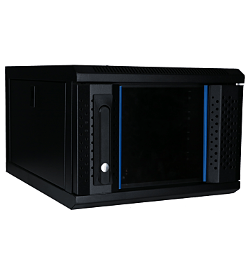 4 HE, 10” Serverschrank, mit Glastür, (BxTxH) 370x450x264mm