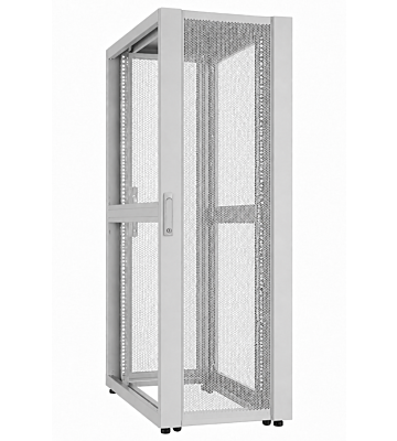 48 HE 19” Datacenter Serverschrank, mit perforierter Fronttür (BxTxH) 600 x 1200 x 2250mm Grau