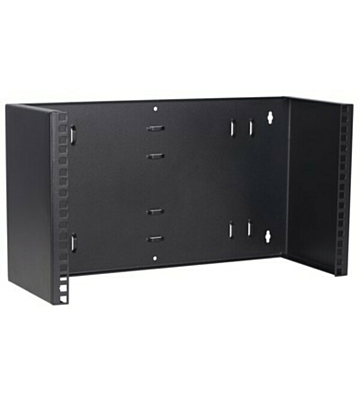 6 HE, 19” Montagerahmen für Wandbefestigungen ohne Schaniere - 180mm Tief 