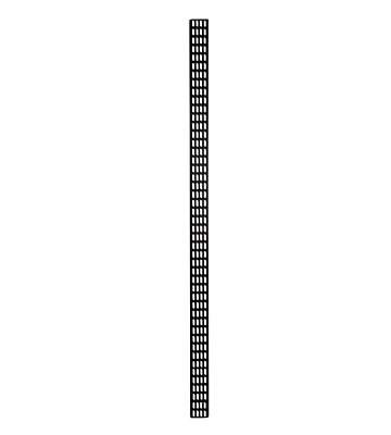 47 HE vertikale Kabelführungsleiste - 10 cm breit