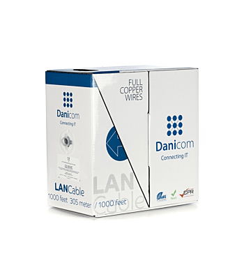 DANICOM CAT5E UTP 305m Starrleiter - LSZH (Eca)