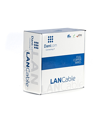 CAT7 S/FTP 50m Außenkabel Starrleiter - PE (Fca)