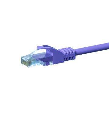 CAT 5e Netzwerkkabel U/UTP – 2 Meter - Violett - CCA
