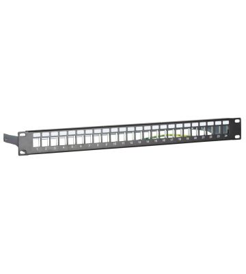STP Keystone-Patchpanel, 24 Ports Unbestückt