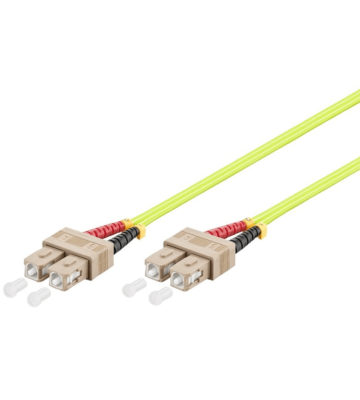 Glasfaserkabel SC-SC OM5 Duplex Patchkabel – 0.5 Meter