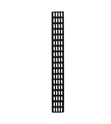 18 HE vertikale Kabelführungsleiste - 10 cm breit