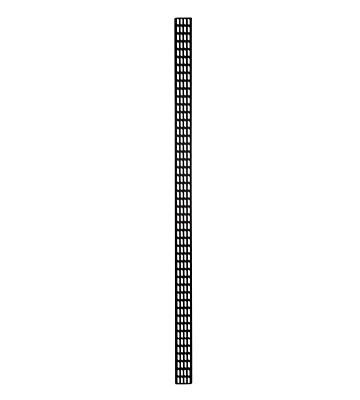 47 HE vertikale Kabelführungsleiste - 10 cm breit