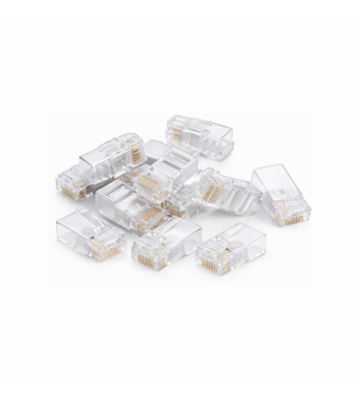 RJ45 CAT 6 Netzwerkstecker– ungeschirmt - für flexible Kabel - 10 Stück