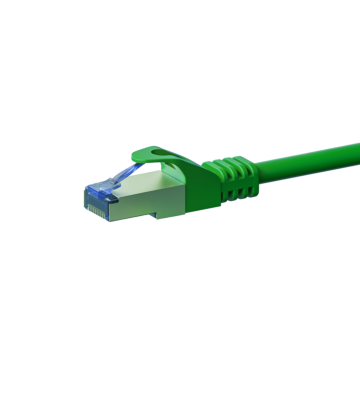 CAT 6a Netzwerkkabel LSOH - S/FTP - 2 Meter - Grün