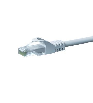 CAT5e Netzwerkkabel, U/UTP, 3 meter, Weiß, 100% Kupfer