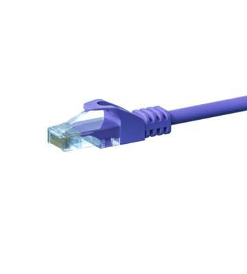 CAT5e Netzwerkkabel, U/UTP, 3 meter, Viollett, 100% Kupfer