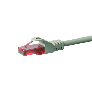 CAT6 Netzwerkkabel, U/UTP, 3 meter, Grau, 100% Kupfer