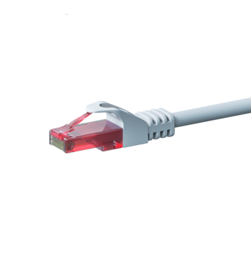 CAT6 Netzwerkkabel, U/UTP, 3 meter, Weiß, 100% Kupfer