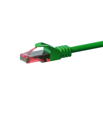 CAT6 Netzwerkkabel, U/UTP, 10 meter, Grün, 100% Kupfer