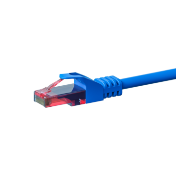 CAT6 Netzwerkkabel 100% Kupfer - U/UTP - 10 Meter - Blau