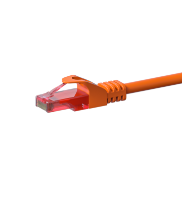 CAT6 Netzwerkkabel 100% Kupfer - U/UTP - 1,50 Meter - Orange