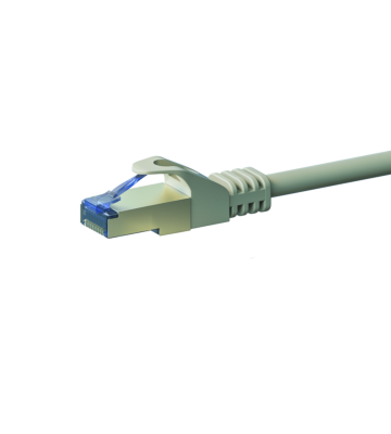 CAT 6a Netzwerkkabel LSOH - S/FTP - 0,25 Meter - Grau