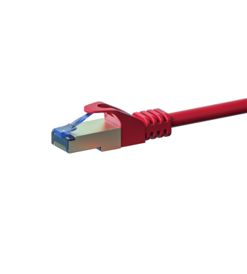 CAT 6a Netzwerkkabel LSOH - S/FTP - 10 Meter - Rot