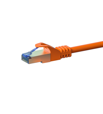 CAT 6a Netzwerkkabel LSOH - S/FTP - 10 Meter - Orange