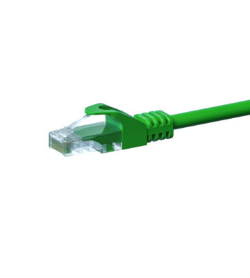 CAT 5e Netzwerkkabel U/UTP – 0.50 Meter - Grün - CCA