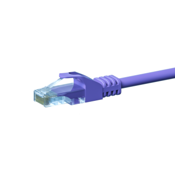 CAT 5e Netzwerkkabel U/UTP – 3 Meter - Violett - CCA