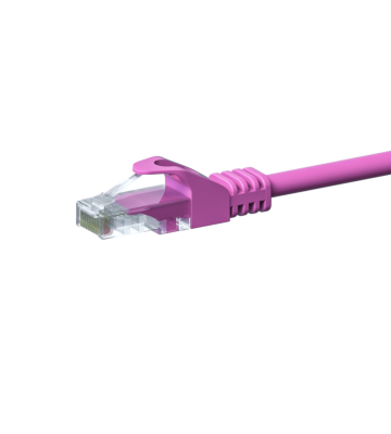 CAT 5e Netzwerkkabel U/UTP – 1,50 Meter - Rosa - CCA