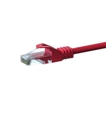 CAT 6 Netzwerkkabel U/UTP - 10 Meter - Rot - CCA