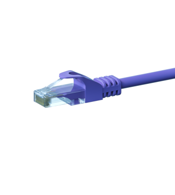 CAT 6 Netzwerkkabel U/UTP - 3 Meter - Violett - CCA