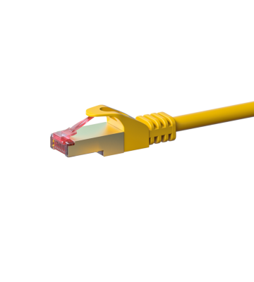 CAT 6 Netzwerkkabel LSOH - S/FTP - 0,50 Meter - Gelb