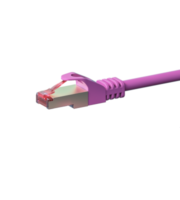 CAT 6 Netzwerkkabel LSOH - S/FTP - 10 Meter - Rosa