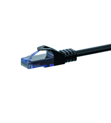 CAT6a Netzwerkkabel 100% Kupfer - U/UTP - 10 Meter - Schwarz