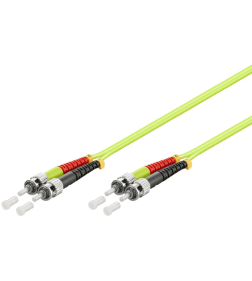 Glasfaserkabel ST-ST OM5 Duplex Patchkabel – 1,5 Meter