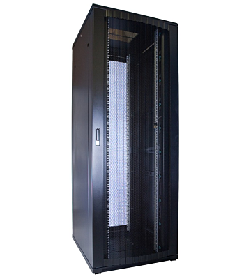 47 HE 19” Serverschrank, mit perforierter Fronttür (BxTxH) 800 x 1200 x 2200mm 