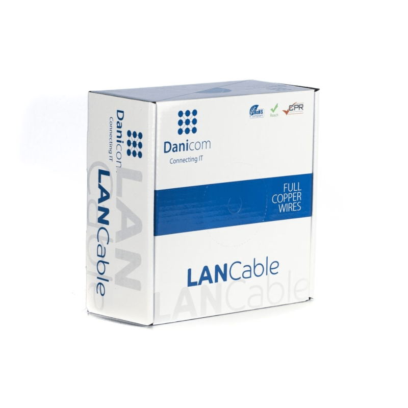 DANICOM CAT5E UTP 100m Außenkabel Starrleiter - PE (Fca)