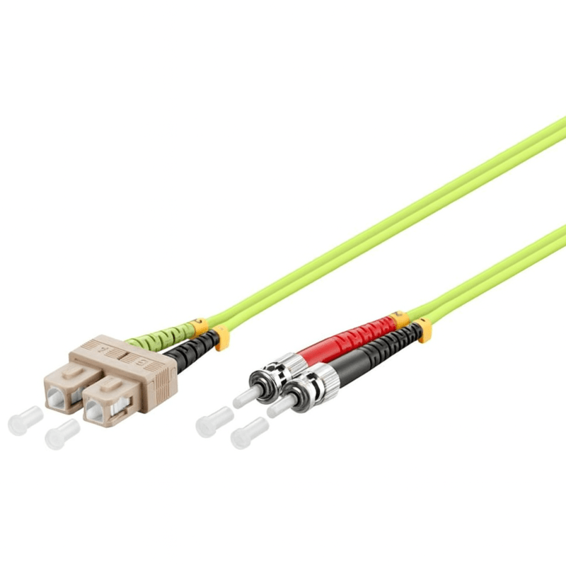 Glasfaserkabel SC-ST OM5 Duplex Patchkabel –2 Meter