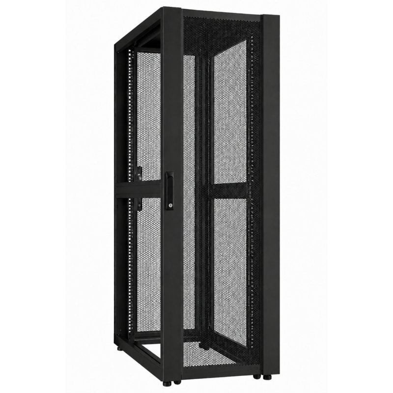 48 HE 19” Datacenter Serverschrank, mit perforierter Fronttür (BxTxH) 800 x 1000 x 2250mm